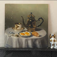 Load image into Gallery viewer, Mid Century Original Still Life Oil Painting from Sweden