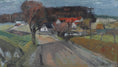 Load image into Gallery viewer, Original Landscape Oil Painting Mid Century By John Bören Sweden