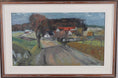 Load image into Gallery viewer, Original Landscape Oil Painting Mid Century By John Bören Sweden