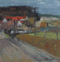 Load image into Gallery viewer, Original Landscape Oil Painting Mid Century By John Bören Sweden