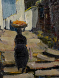 Load image into Gallery viewer, Vintage Cityscape Oil Painting by Tage Nilsson from Sweden