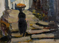 Load image into Gallery viewer, Vintage Cityscape Oil Painting by Tage Nilsson from Sweden