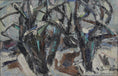 Load image into Gallery viewer, Study of Trees Oil Painting Mid Century By C Berndtsson Sweden
