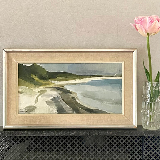 Mid Century Oil Painting By Allan Erwö Sweden