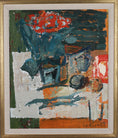 Load image into Gallery viewer, Mid Century Original Still Life Oil Painting By R Godin Sweden 1967