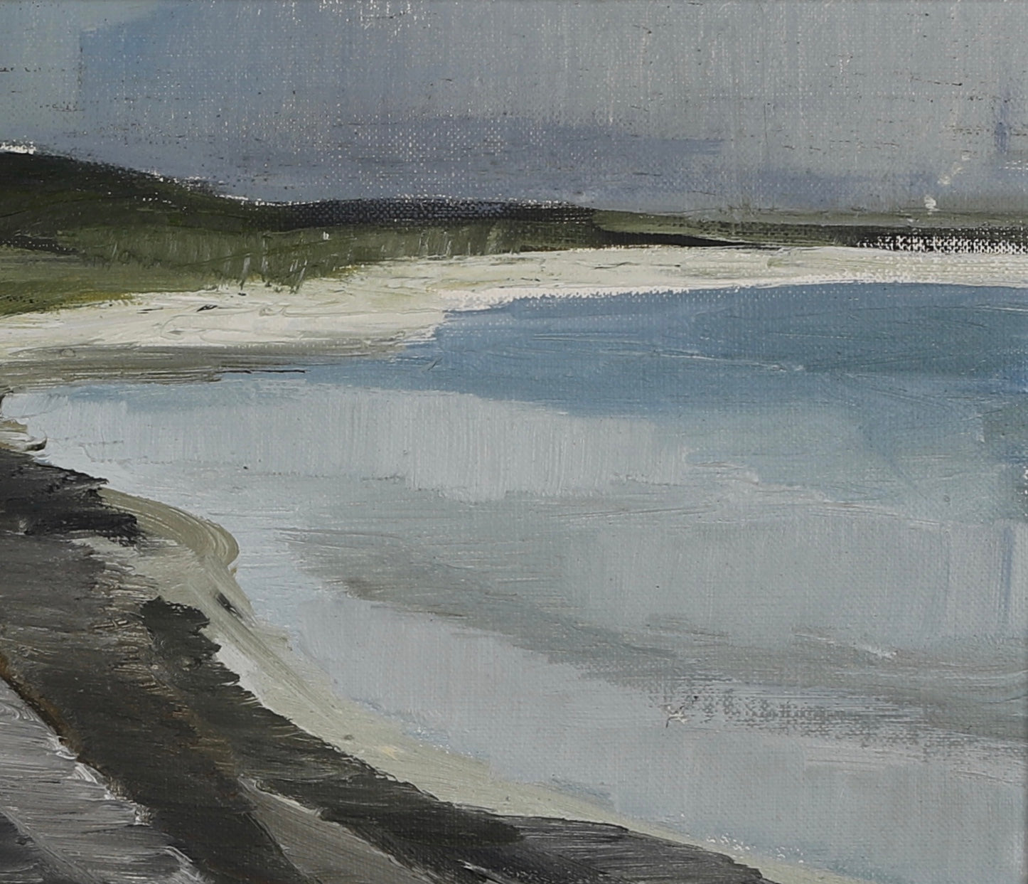 Mid Century Oil Painting By Allan Erwö Sweden