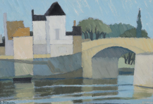 Original Oil Painting Vintage Mid Century By S Olauson Sweden