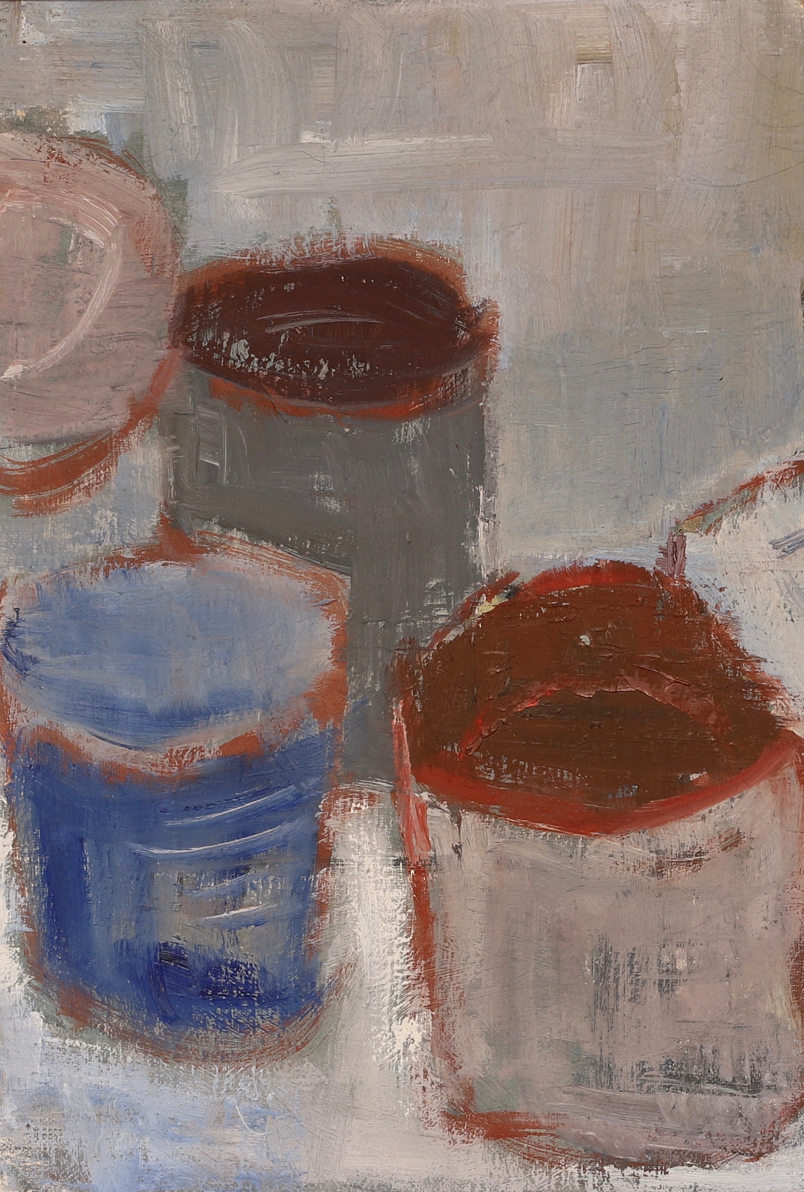 Mid Century Original Still Life Oil Painting By I Strangell Sweden