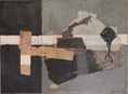 Load image into Gallery viewer, Mid Century Abstract Oil Painting By E Emmanuelsson Sweden