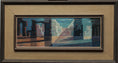 Load image into Gallery viewer, Mid Century Framed Art Surreal Oil Painting from Sweden by Göte Rex