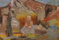 Load image into Gallery viewer, Framed Mid Century Landscape Oil Painting from Sweden