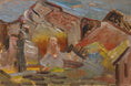 Load image into Gallery viewer, Framed Mid Century Landscape Oil Painting from Sweden