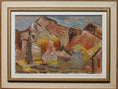 Load image into Gallery viewer, Framed Mid Century Landscape Oil Painting from Sweden