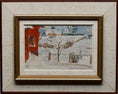 Load image into Gallery viewer, Vintage Winterscape Oil Painting by Anders A Jönsson Sweden