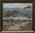 Load image into Gallery viewer, Vintage Fine Art Landscape Oil Painting by August Ehrenberg 1929