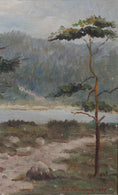 Load image into Gallery viewer, Vintage Fine Art Landscape Oil Painting by August Ehrenberg 1929