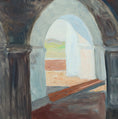Load image into Gallery viewer, Vintage Mid Century 1950s Interior Oil Painting from Sweden