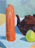 Load image into Gallery viewer, Colorful Mid Century Still Life Oil Painting from Sweden
