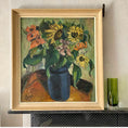 Load image into Gallery viewer, Mid Century Still Life Oil Painting from Sweden
