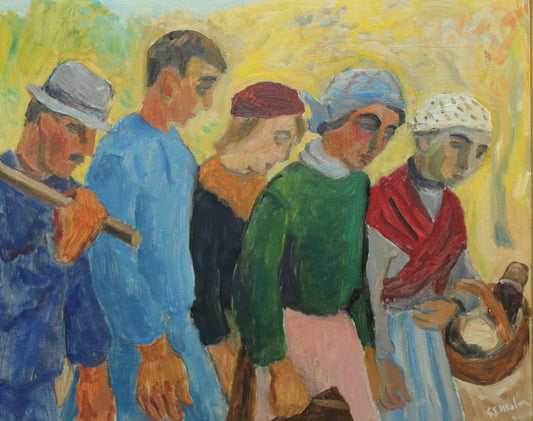 sold out - Vintage Oil Painting by Listed Artist Gunnar S Malm Sweden
