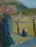 Load image into Gallery viewer, Vintage Landscape Oil Painting by Helge Cardell Sweden 1960's