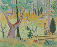 Load image into Gallery viewer, Mid Century Original Landscape By G Karlmark Sweden
