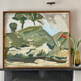Load image into Gallery viewer, Vintage Mid Century Landscape Oil Painting By U Sandgren Sweden