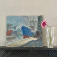 Load image into Gallery viewer, Five Mid Century Oil Paintings on Panel Vintage Art Room Sweden