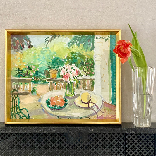 Vintage Mid Century Art Landscape From Sweden EH Jacobsson