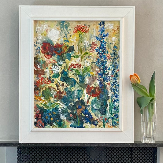 Original Oil Painting Vintage Mid Century By Wågmark Sweden