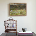 Load image into Gallery viewer, Mid Century Original Vintage Landscape Oil Painting from Sweden