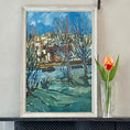 Load image into Gallery viewer, Vintage Art Room Mid Century Oil Painting By R MolinFrom Sweden