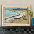 Load image into Gallery viewer, Vintage Coastal Painting by Tage Nilsson from Sweden