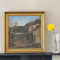 Load image into Gallery viewer, Cityscape Oil Painting by A Larsen from Sweden