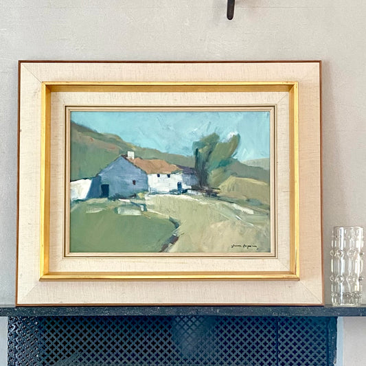 Original Oil Painting Vintage Mid Century By A Aspelin Sweden