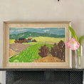 Load image into Gallery viewer, Vintage Mid Century Landscape Oil Painting By S Grandin Sweden