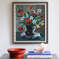 Load image into Gallery viewer, Swedish Vintage Mid Century Art Still Life Oil Painting