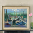 Load image into Gallery viewer, Large Mid Century Oil Painting From Sweden By Einar Nettlebladt 1949