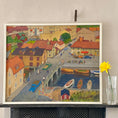 Load image into Gallery viewer, Vintage Mid Century Art Landscape From Sweden E Hermansson