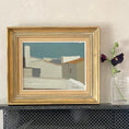 Load image into Gallery viewer, Mid Century Original Landscape Oil Painting By S Markhed Sweden