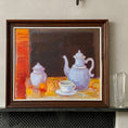 Load image into Gallery viewer, Striking Mid Century Still Life Oil Painting A Eres Sweden