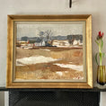 Load image into Gallery viewer, Vintage Landscape Oil Painting From Sweden By Gotthard Sandberg 1947