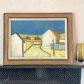 Load image into Gallery viewer, Mid Century Original Oil Painting From Sweden By C Hagberg 1956