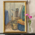 Load image into Gallery viewer, Vintage Mid Century Still Life Oil Painting From Sweden