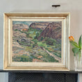 Load image into Gallery viewer, Mid Century Landscape Oil Painting By Torsten Torstensson From Sweden