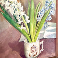 Load image into Gallery viewer, RESERVED LOUISE Swedish Vintage Art Still Life Oil Painting