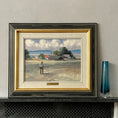 Load image into Gallery viewer, Framed Mid Century Oil Painting by B Andren Sweden