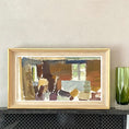 Load image into Gallery viewer, Mid Century Oil Painting Vintage Art Room by G Stawåsen Sweden