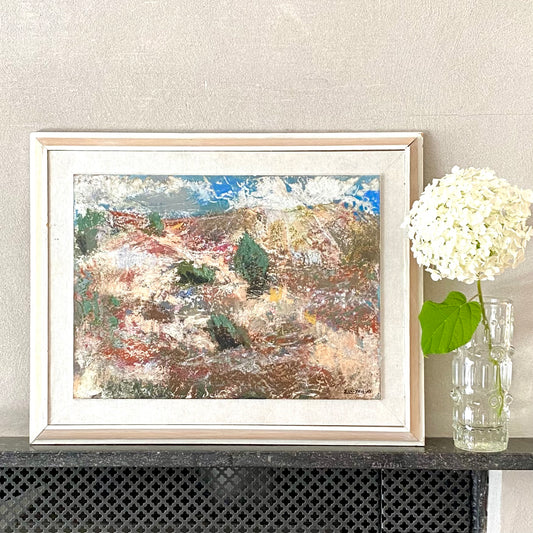 Original Landscape Oil Painting Vintage By E Emmanuelsson Sweden