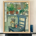 Load image into Gallery viewer, Mid Century Artist Studio Interior Oil Painting From Sweden